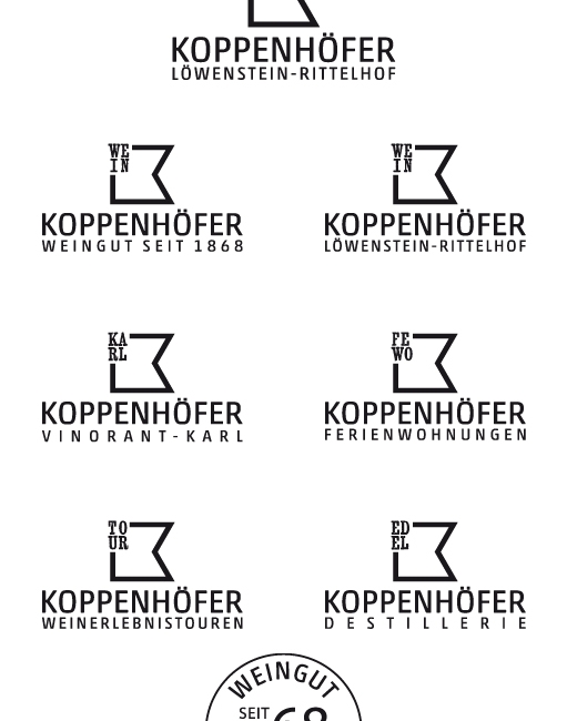 Logos für Weingut Koppenhöfer