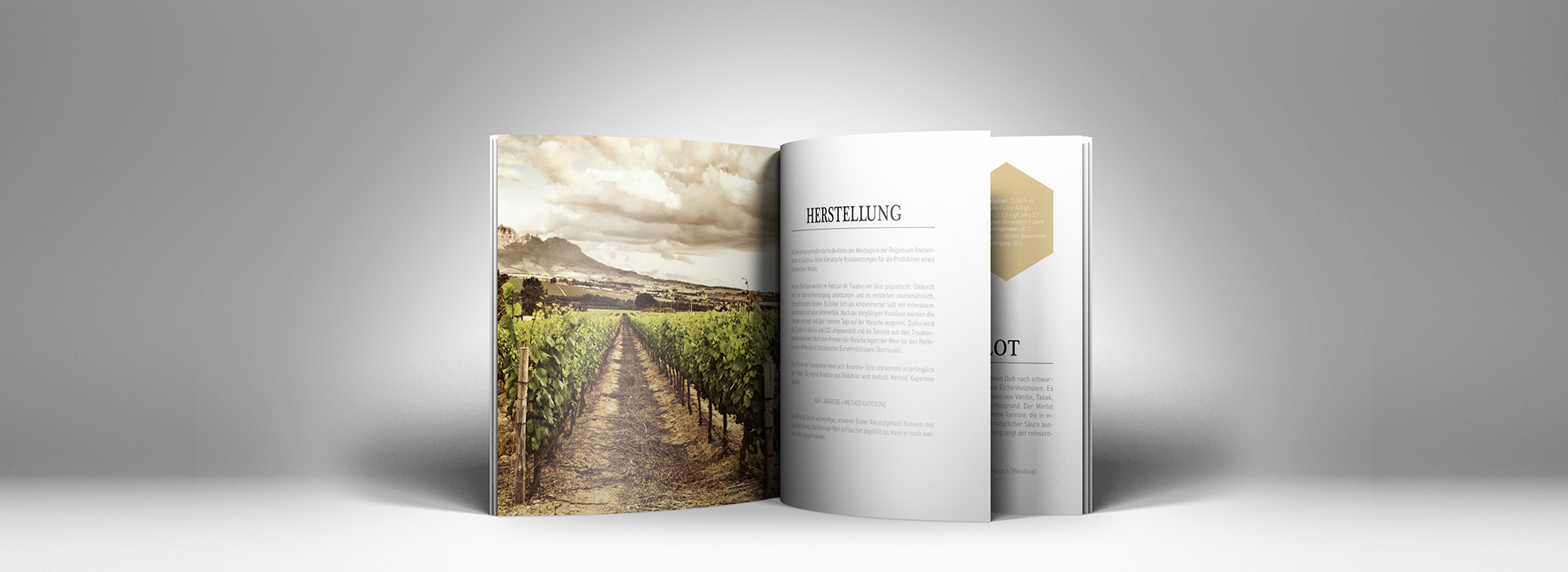 Imagebroschüre für das Weingut Alte Neffen