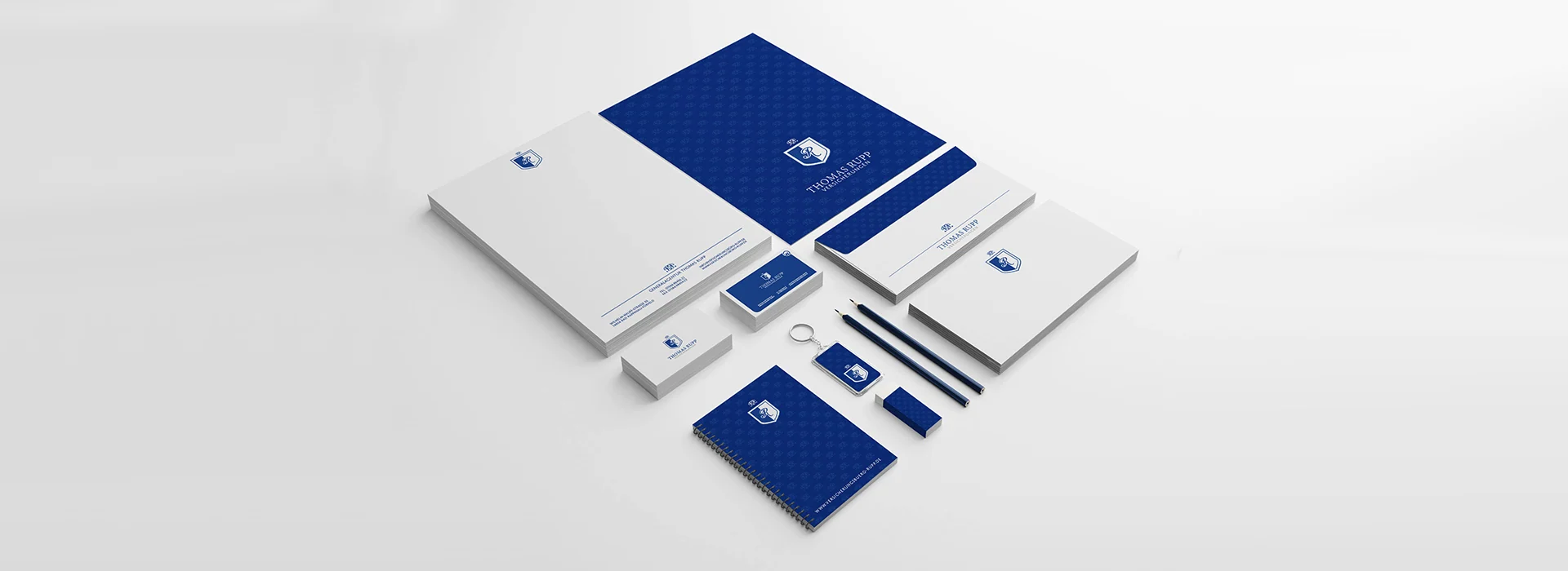 Rupp Versicherungen: Corporate Design – Geschaeftsaustattung