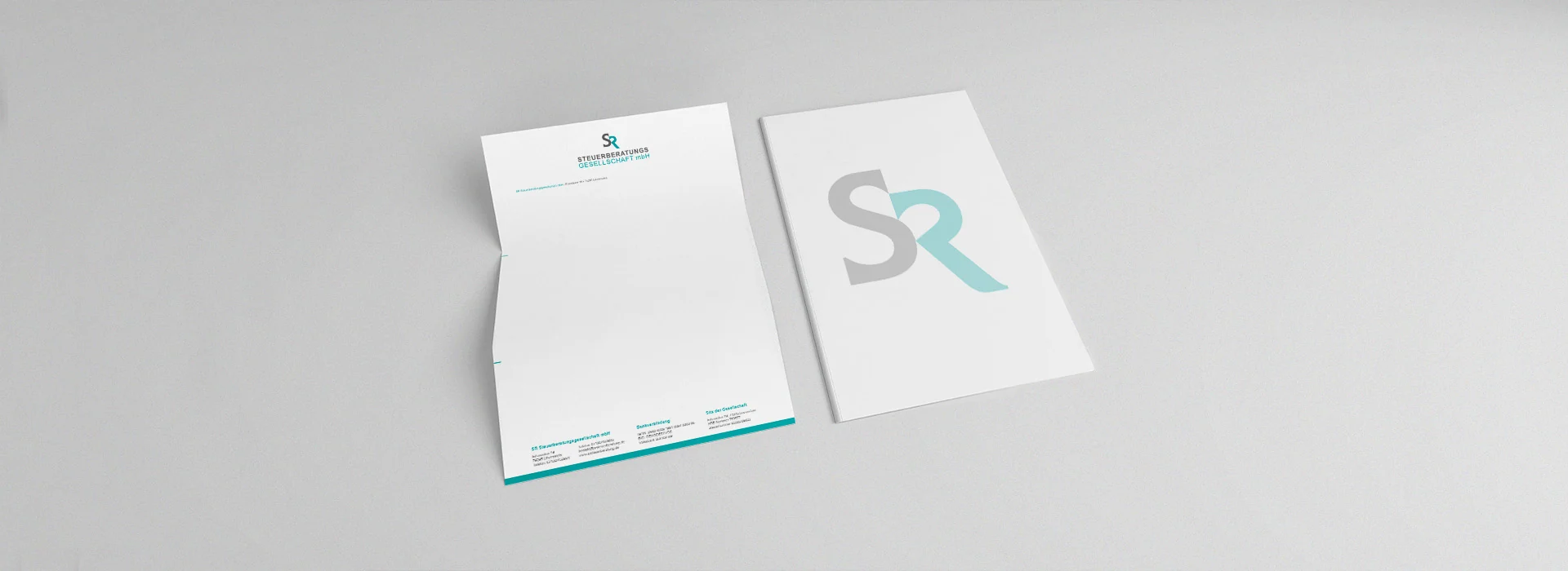 SR Steuerberatung: Printdesign – Briefpapier