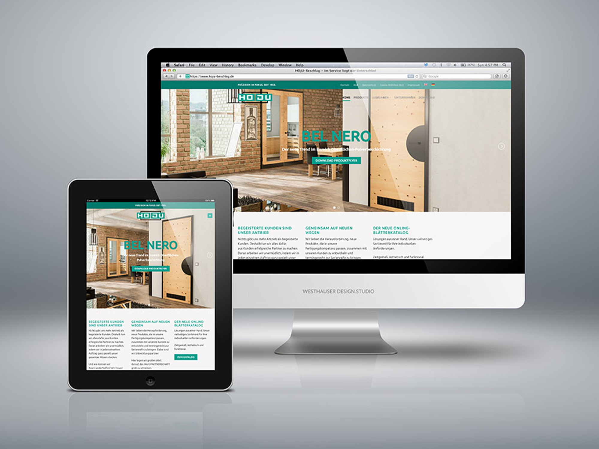 Professionelles Webdesign von Westhauser Design.Studio